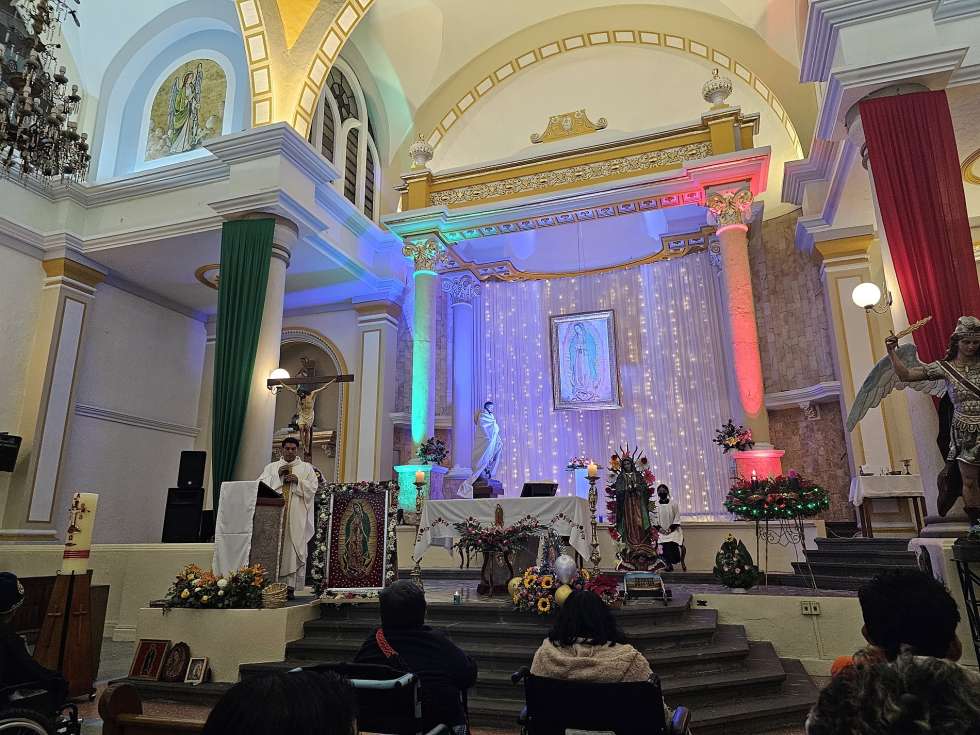San Miguel Arcángel fue la Iglesia que recibió a los peregrinos del SUTERM